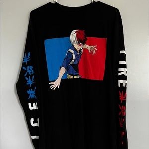 Long Sleeve Graphic T-shirt -My Hero Academia